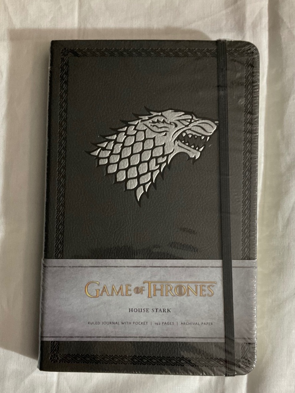 Game of Thrones House Stark Journal Black Sealed NWT Winter is Coming